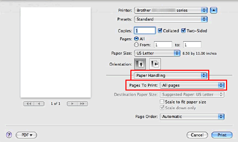 turn off double sided printing in word for mac